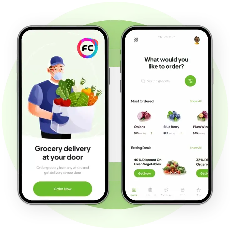 Grocery delivery app development